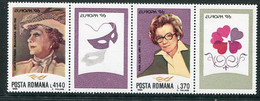 ROMANIA 1996 Europa: Famous Women Strip  MNH / **.  Michel 5174-75 - Unused Stamps