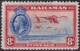 F-EX18964 BAHAMAS 1935 8d. BIRD MH. - Bahamas (1973-...)