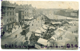 - Notthingham - Market Place - Tramway, épaisse, Ancienne, écrite, Pour Chatswood, Sydney, Scans. - Northamptonshire