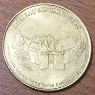 41 CHÂTEAU DE CHAUMONT MDP 1999 MÉDAILLE SOUVENIR MONNAIE DE PARIS JETON TOURISTIQUE MEDALS COINS TOKENS - Non-datés