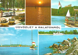 TABLE TENNIS PING PONG SPORT SAIL BOAT SAILBOAT SAILING SHIP SUNSET BEACH FLAG BALATON STAMP * KAK 0103 721 2 * Hungary - Tafeltennis