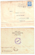 BERLIN Ob Mécanique OLYMPISCHE SPIELE 1936 Jeu Oympique 25 Hindenbourg 1936 Hegelhaus Universitat Dest Amiens - Lettres & Documents