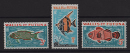 Wallis Et Futuna - Taxe N°37 à 39 - Faune - Poissons - Cote 6€ - * Neufs Avec Trace De Charniere - Postage Due