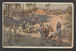 Egypt - Rare - Vintage Post Card - Along The Nile - Covers & Documents