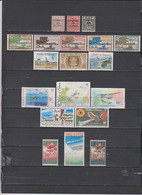 19 TIMBRES WALLIS & FUTUNA OBLITERES & NEUFS** & * + SANS GOMME  DE 1920 à 1982     Cote : 27,50 € - Unused Stamps