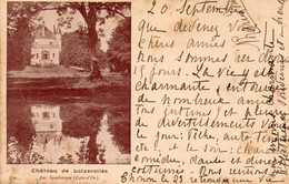 21. CPA. Chateau De LOIZEROLLES, Par Sombernon, Pièce D'eau, 1903. Précurseur - Scan Du Verso - - Other & Unclassified