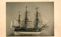 Bateau Voilier * Carte Photo * 3 Mâts * Maquette Modélisme Jeu Jouet Marine Ship - Sailing Vessels