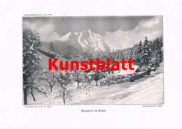 A102 759 - Maier Karwendel Wetterstein Bergsteigen Tirol Bayern Zugspitze Artikel 1914 !! - Autres & Non Classés