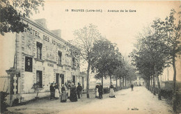 MAUVES - Avenue De La Gare, Hôtel Des Voyageurs. - Mauves-sur-Loire