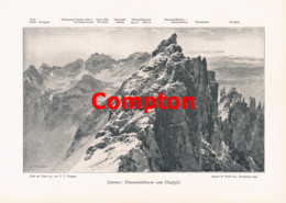 A102 774 - Christomannos Compton Latemar Trentino Dolomiten Südtirol Artikel 1900 !! - Autres & Non Classés