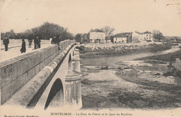 N°5072 R -cpa Montélimar -le Pont De Pierre Et Le Quai Du Roubion- - Montelimar