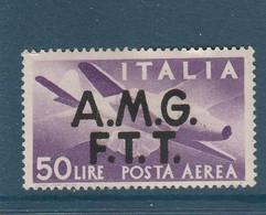 ITALIE NEUF AMG-FFT 1 TIMBRES AERIEN (17) COTE 50.00 EUROS - Autres & Non Classés