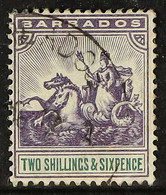 1903 2s.6d Violet And Green, SG 115, Fine Cds Used. For More Images, Please Visit Http://www.sandafayre.com/itemdetails. - Barbados (...-1966)