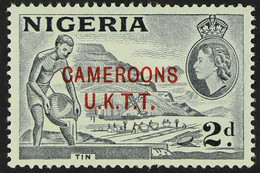 CAMEROONS TRUST TERRITORY 1960-61 2d Slate-blue, Type A, SG T4a, Never Hinged Mint, Black Printing Ink Marks On The Gumm - Otros & Sin Clasificación