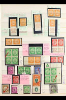 1948-1980 VARIETIES AND PLATE FLAWS. An Interesting Collection Of Never Hinged Mint And Fine Used Stamps Housed In Two S - Otros & Sin Clasificación