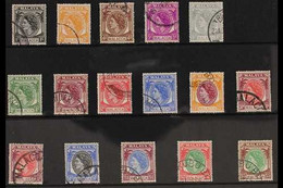 MALACCA 1954-57 QEII Definitive Complete Set, SG 23/38, Fine Used (16 Stamps) For More Images, Please Visit Http://www.s - Otros & Sin Clasificación