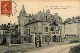 St Léonard * Rue Et Villa Du BORD DU TRAIT - Saint Leonard De Noblat