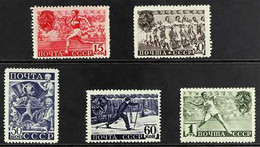 1940 Physical Culture Day Set, Scott 784/88, SG 910/914, Never Hinged Mint (5 Stamps) For More Images, Please Visit Http - Otros & Sin Clasificación