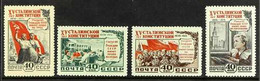 1952 Anniversary Of Stalin Constitution Set, Scott 1624/27, SG 1759/62, Never Hinged Mint (4 Stamps) For More Images, Pl - Otros & Sin Clasificación