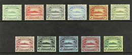 1908-11 Canoe Complete Set, SG 8/17, Fine Mint, Fresh. (11 Stamps) For More Images, Please Visit Http://www.sandafayre.c - Islas Salomón (...-1978)