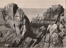 BATZ. - Rochers De La Grande Côte. CPM Dentelée - Batz-sur-Mer (Bourg De B.)