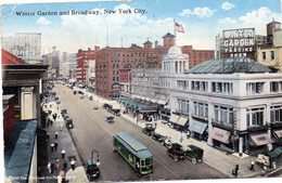 CPA -  Winter Garden And Broaway -  NEW  YORK  CITY - Broadway