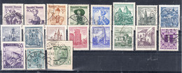 Ensemble De 19 Timbres Oblitérés D'Autriche De 1899-1900, 1948/1950 Et Des Années 1960 - Autres & Non Classés