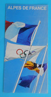 WINTER OLYMPIC GAMES 1968 GRENOBLE - Old Olympics Brochure * Jeux Olympiques D'hiver Olympia Olympiade Giochi Olimpici - Habillement, Souvenirs & Autres