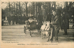 Paris Vécu * N°25 * Aux Champs élysées * La Voiture Des Tout Petits * Attelage Chèvre * Enfants - Loten, Series, Verzamelingen