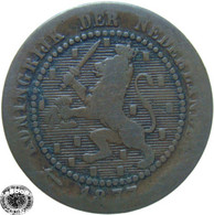 LaZooRo: Netherlands 1 Cent 1877 F - 1849-1890 : Willem III