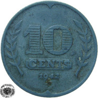LaZooRo: Netherlands 10 Cents 1942 VF / XF - 10 Cent