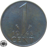 LaZooRo: Netherlands 1 Cent 1948 XF - 1 Cent