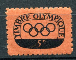 THEME JEUX OLYMPIQUES TIMBRE OLYMPIQUE 5 F - Sonstige