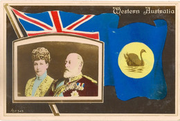 AUSTRALIA WESTERN AUSTRALIA  PATRIOTIC ROYALTY FLAG SWAN - Altri