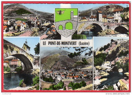 CPSM 48 LE PONT DE MONTVERT Multivues  * Format CPM 6 Vues - Le Pont De Montvert