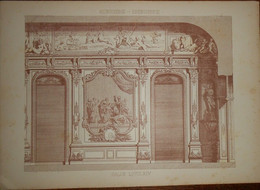 Salon Louis XIV. Menuiserie - Ebénisterie.  1887. - Other Plans