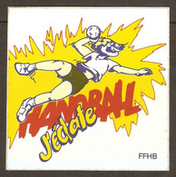 AUTOCOLLANT ADHÉSIF STICKER HANDBALL J'ÉCLATE - FFHB - Handball