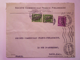 2020 - 7508  Enveloppe Au Départ De HELSINKI à Destination De PARIS  1931   XXX - Cartas & Documentos