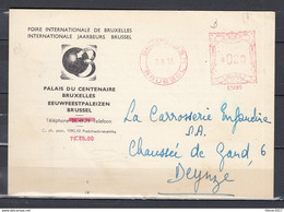 Kaart Naar Bruxelles Naar Deynze - ...-1959
