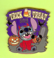 RARE Pin's BD Disney Stitch Halloween ÉL - 1E02 - Disney