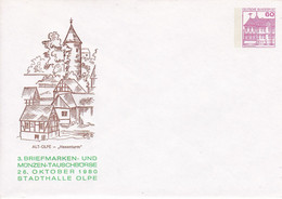 BRD,  PU 115 D2/054, BuSchl. 60,  Alt Olpe- Hexenturm. - Private Covers - Mint