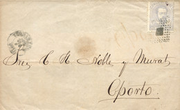 Ø 122 En Envuelta De Vigo A Oporto, El 5/12/1872. Mat. R.P. En El Frente Fechador. Al Dorso Tránsito Por Tuy Y Llegada. - Cartas & Documentos