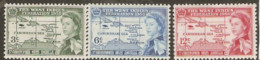 St  Christopher  Nevis Anguilla 1958 SG 120-2  B W I Federation    Mounted Mint - St.Christopher-Nevis-Anguilla (...-1980)
