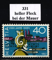 331 "Heller Fleck Unter 4 Am Rheinufer" - Postfrisch/**/MNH - Variétés