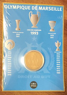 13 OLYMPIQUE DE MARSEILLE PIÈCE DE 1 EURO 1/2 MONNAIE DE PARIS 2011 JETON COLLECTION MONNAIE CHIP COIN TOKEN MEDALS - Euros Des Villes