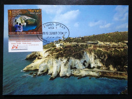 Israel, Uncirculated Maximum Card, « Rosh Hanikra », 2012 - Maximumkarten