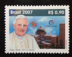 Brazil, Uncirculated Stamp, « POPES », 2007 - Ungebraucht