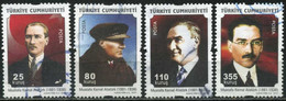 Türkiye 2010 Mi 3834-3837 Mustafa Kemal ATATÜRK - Usados