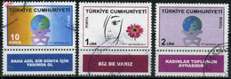 Turkey 2012 - Mi. 3930 Zf -3932 Zf O | Ensuring Equal Opportunities For Men And Women - Used Stamps