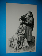 R,Tibet,China,Xizang,Nepal Girls Hair Dressing,folklore Jewelry,costumes,real Persons,photo,vintage Postcard,rare - Tíbet